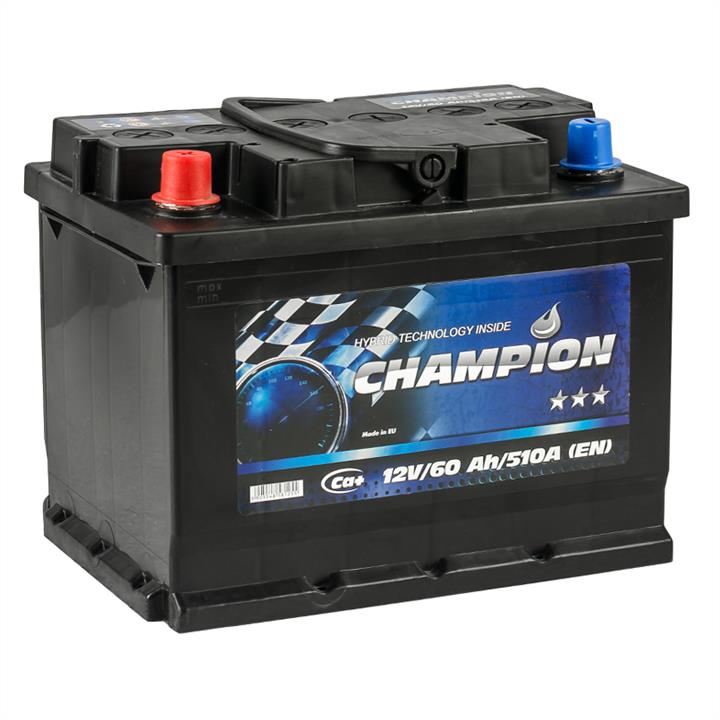 Champion Battery CHB60-1 Akumulator Champion Battery Black 12V 60AH 510A(EN) L+ CHB601: Atrakcyjna cena w Polsce na 2407.PL - Zamów teraz!