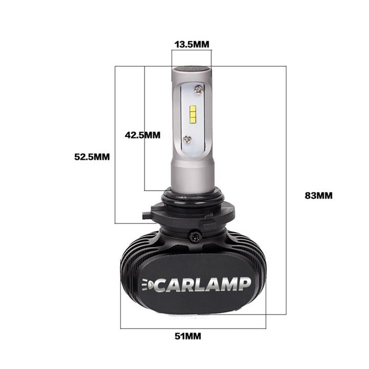 Carlamp NVHB4 LED bulbs kit Carlamp Night Vision HB4 12V 25W 5000K (2 pc.) NVHB4: Buy near me in Poland at 2407.PL - Good price!