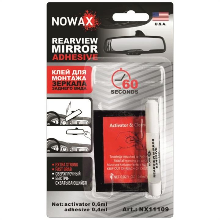 Nowax NX11109 Adhesive for rear view mirror mounting, 0.6 ml NX11109: Buy near me in Poland at 2407.PL - Good price!