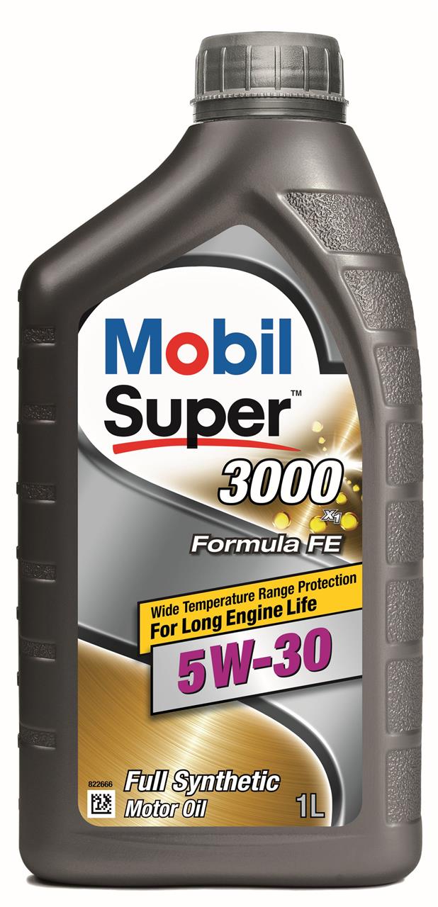 Моторное масло Mobil Super 3000 X1 Formula FE 5W-30, 1л Mobil 152055