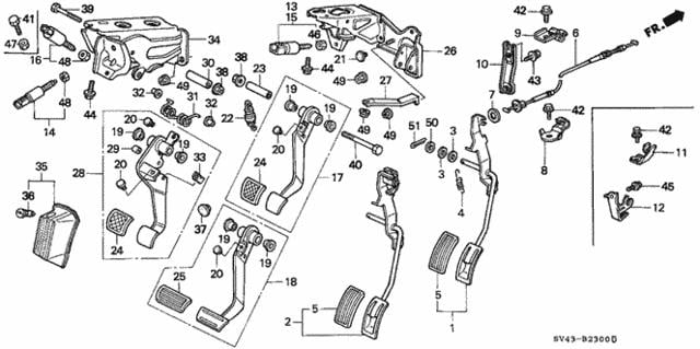 

linka 17910sv4a01 Honda