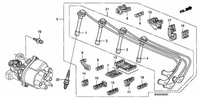 Honda 32704-P30-010 Zündkabel kit 32704P30010: Kaufen Sie zu einem guten Preis in Polen bei 2407.PL!