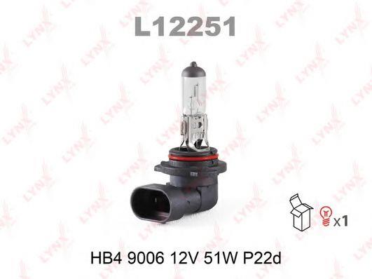 LYNXauto L12251 Halogen lamp 12V HB4 51W L12251: Buy near me in Poland at 2407.PL - Good price!