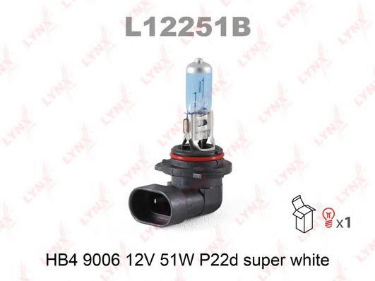 LYNXauto L12251B Halogen lamp 12V HB4 51W L12251B: Buy near me at 2407.PL in Poland at an Affordable price!