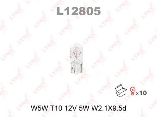 LYNXauto L12805 Glow bulb W5W 12V 5W L12805: Buy near me in Poland at 2407.PL - Good price!
