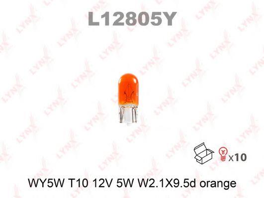 LYNXauto L12805Y Лампа накаливания желтая WY5W 12V 5W L12805Y: Отличная цена - Купить в Польше на 2407.PL!
