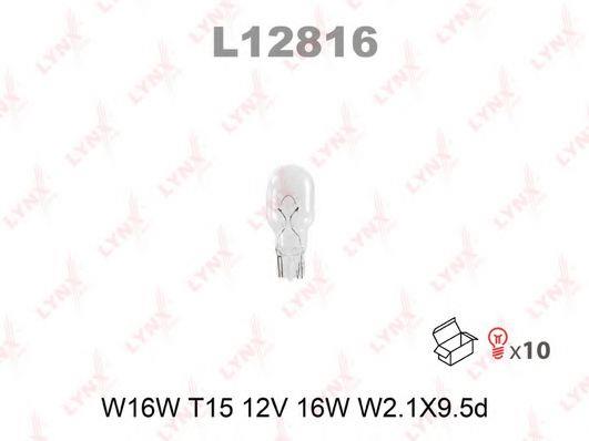 LYNXauto L12816 Лампа накаливания W16W 12V 16W L12816: Отличная цена - Купить в Польше на 2407.PL!