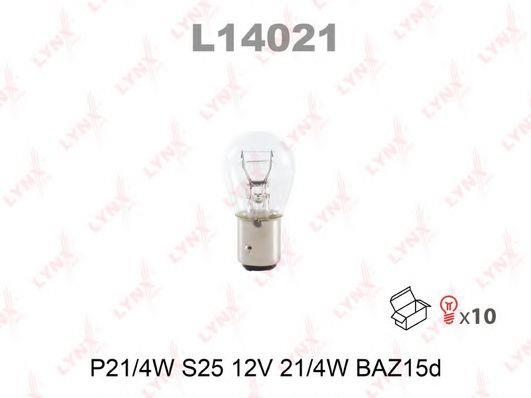 LYNXauto L14021 Лампа накаливания P21/4W 12V 21/4W L14021: Отличная цена - Купить в Польше на 2407.PL!