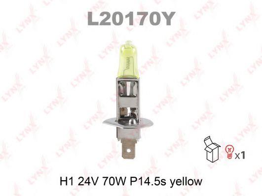 LYNXauto L20170Y Лампа галогенная 24В H1 70Вт L20170Y: Отличная цена - Купить в Польше на 2407.PL!