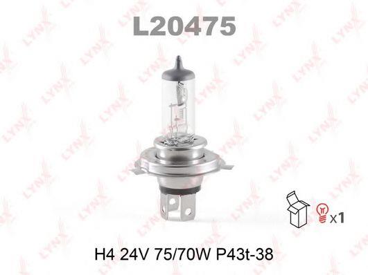 LYNXauto L20475 Halogen lamp 24V H4 75/70W L20475: Buy near me in Poland at 2407.PL - Good price!