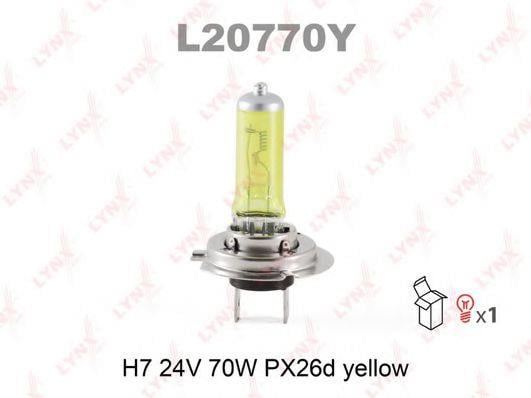 LYNXauto L20770Y Лампа галогенная 24В H7 70Вт L20770Y: Отличная цена - Купить в Польше на 2407.PL!