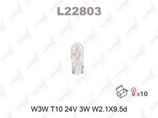 LYNXauto L22803 Лампа накаливания W3W 24V 3W L22803: Отличная цена - Купить в Польше на 2407.PL!