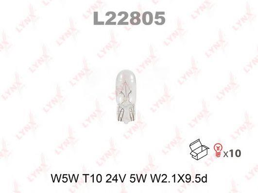 LYNXauto L22805 Лампа накаливания W5W 24V 5W L22805: Купить в Польше - Отличная цена на 2407.PL!