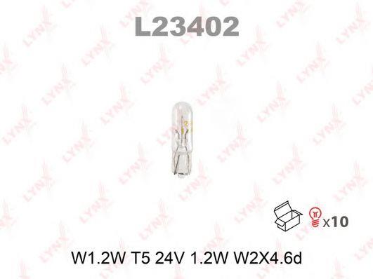 LYNXauto L23402 Glow bulb W1,2W 24V 1,2W L23402: Buy near me in Poland at 2407.PL - Good price!