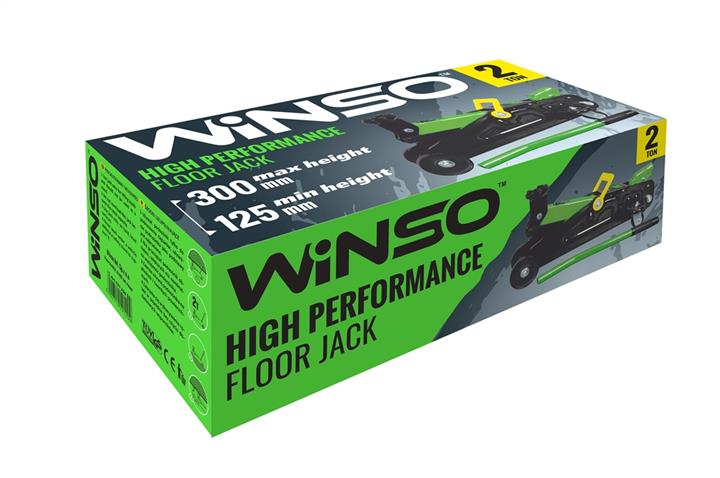 Winso 191200 Rolling hydraulic jack WINSO 2t, height 125-300mm, cardboard package 191200: Buy near me in Poland at 2407.PL - Good price!
