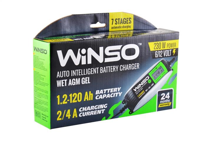 Ładowarka akumulatorów WINSO 6&#x2F;12V 4A, wydajność 120A&#x2F;h Winso 139700
