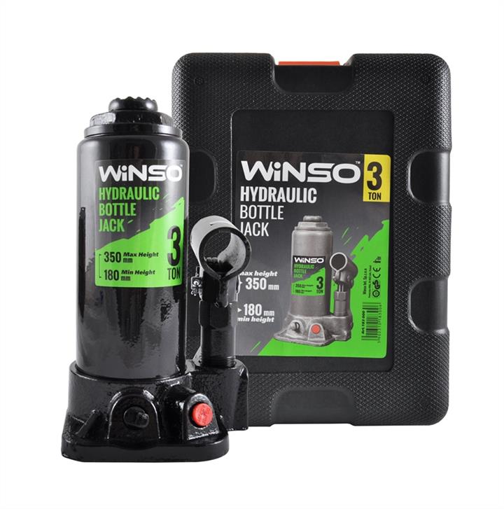 Winso 183000 Telescopic hydraulic jack WINSO 3t, height 180-350mm, plastic package 183000: Buy near me in Poland at 2407.PL - Good price!
