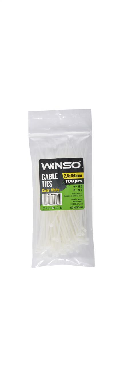 Winso 125150 Zacisk plastikowy WINSO 2,5x150mm, biały (100szt/op) 125150: Dobra cena w Polsce na 2407.PL - Kup Teraz!