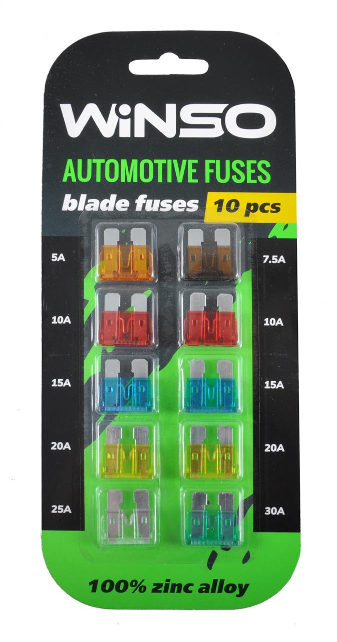Winso 155200 Fuse set WINSO ATC STANDART, 10pcs 155200: Buy near me in Poland at 2407.PL - Good price!