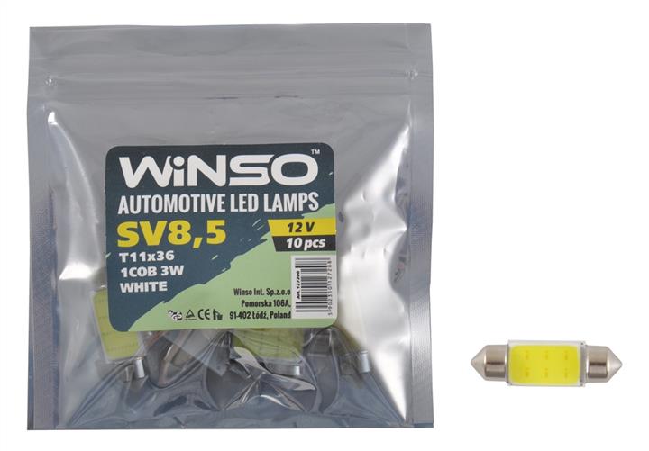 Winso 127200 LED lamp Festoon 36 12V SV8,5 (10 pcs.) 127200: Buy near me in Poland at 2407.PL - Good price!