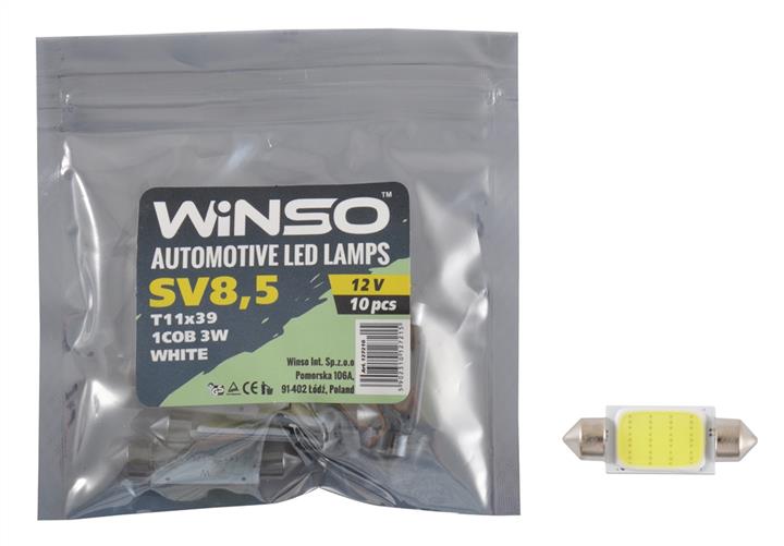 Winso 127210 LED lamp Festoon 39 12V SV8,5 (10 pcs.) 127210: Buy near me in Poland at 2407.PL - Good price!