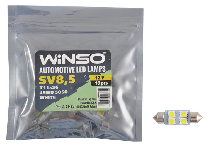 Winso 127420 LED lamp Festoon 36 12V SV8,5 (10 pcs.) 127420: Buy near me in Poland at 2407.PL - Good price!