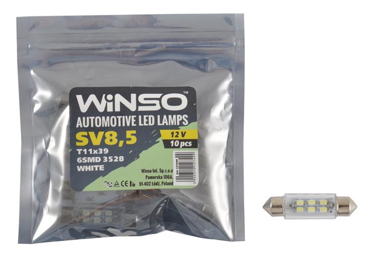 Winso 127490 LED lamp Festoon 39 12V SV8,5 (10 pcs.) 127490: Buy near me in Poland at 2407.PL - Good price!