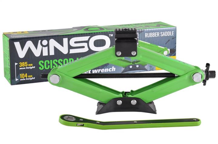 Winso 121520 Diamond-shaped jack WINSO 1.5t, height 104-385mm, with ratchet 121520: Buy near me at 2407.PL in Poland at an Affordable price!