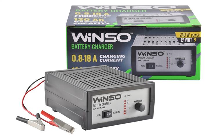 Winso 139200 Battery charger WINSO 12V 18A, capacity 120A/h 139200: Buy near me at 2407.PL in Poland at an Affordable price!