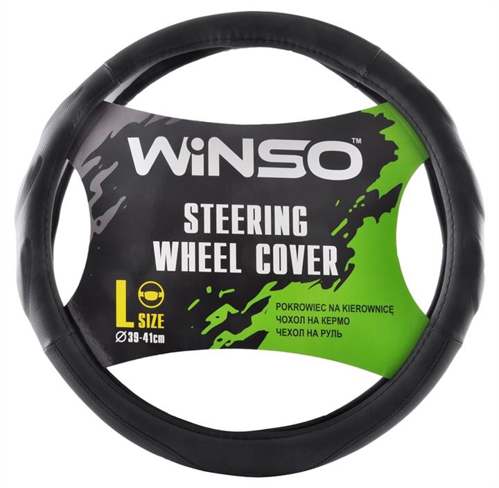 Winso 140830 Steering wheel cover L 39-41 Ø, with perforation, based on white rubber 140830: Buy near me in Poland at 2407.PL - Good price!
