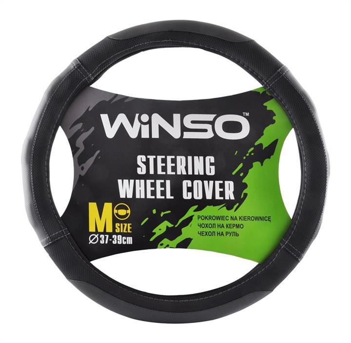 Winso 140620 Steering wheel cover M 37-39 Ø, with perforation, based on white rubber 140620: Buy near me in Poland at 2407.PL - Good price!