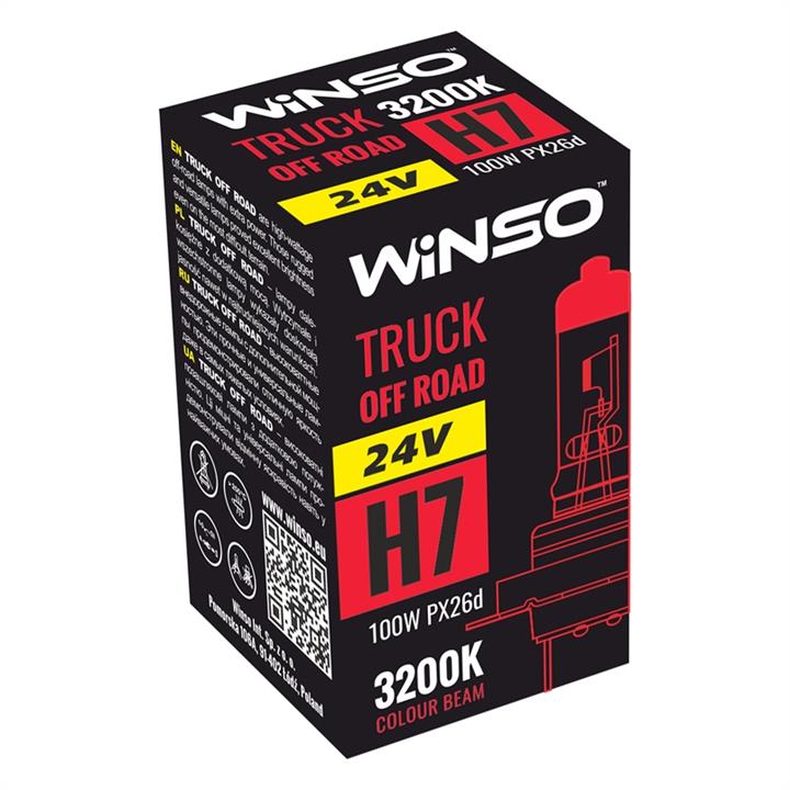 Winso 724710 Halogen lamp Winso Truck Off Road 24V H7 100W 724710: Buy near me in Poland at 2407.PL - Good price!