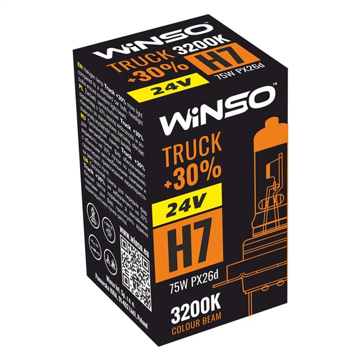 Winso 724700 Halogen lamp Winso Truck +30% 24V H7 75W +30% 724700: Buy near me in Poland at 2407.PL - Good price!