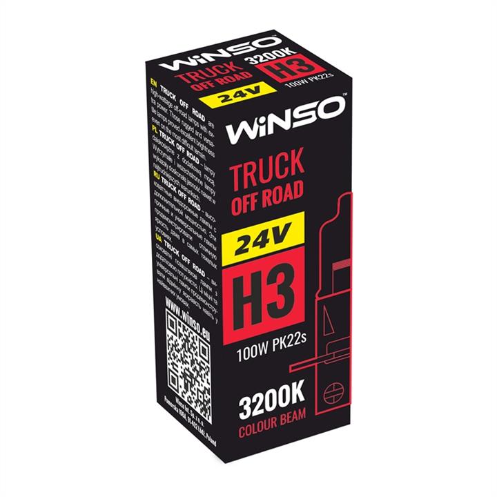 Winso 724310 Halogen lamp Winso Truck Off Road 24V H3 100W 724310: Buy near me in Poland at 2407.PL - Good price!