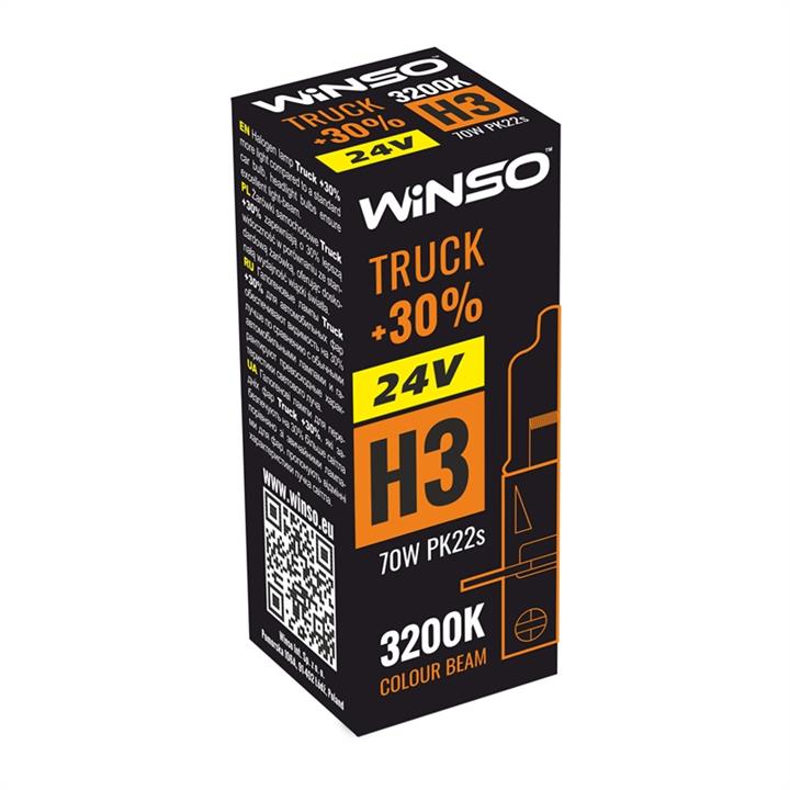 Winso 724300 Halogen lamp Winso Truck +30% 24V H3 70W +30% 724300: Buy near me in Poland at 2407.PL - Good price!