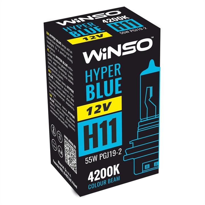Winso 712820 Halogen lamp Winso Hyper Blue 12V H11 55W 712820: Buy near me in Poland at 2407.PL - Good price!