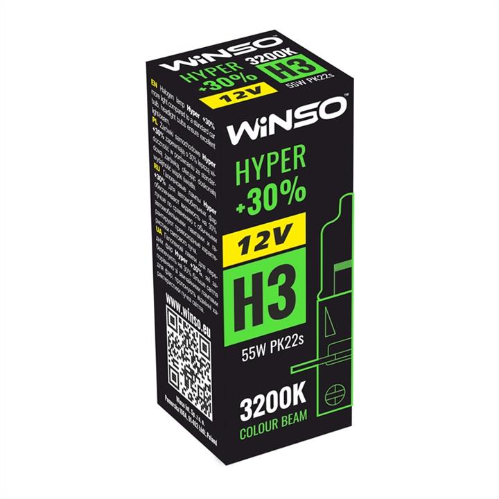 Winso 712300 Halogen lamp Winso Hyper +30% 12V H3 55W +30% 712300: Buy near me in Poland at 2407.PL - Good price!