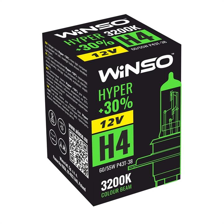 Winso 712400 Halogen lamp Winso Hyper +30% 12V H4 60/55W +30% 712400: Buy near me in Poland at 2407.PL - Good price!