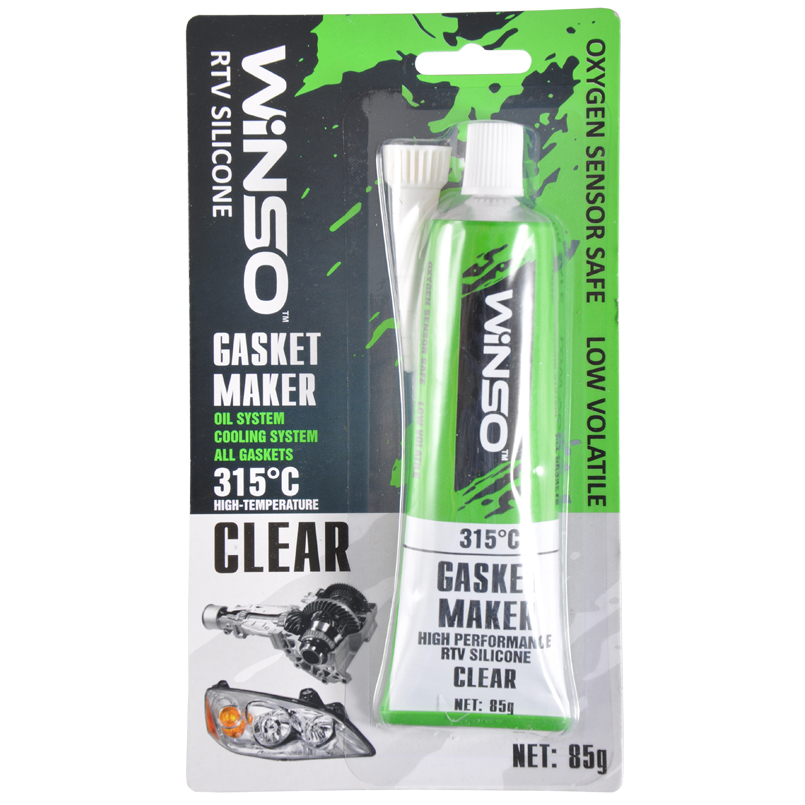 Winso 310400 High-temperature silicone sealant WINSO +315C, transparent, 85g 310400: Buy near me in Poland at 2407.PL - Good price!