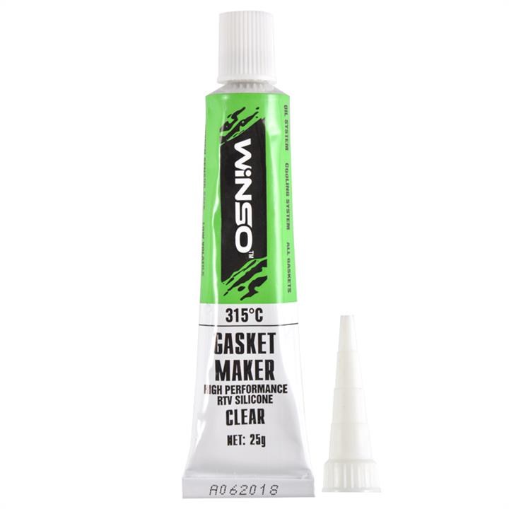 Winso 310410 High-temperature silicone sealant WINSO +315C, transparent, 25g 310410: Buy near me in Poland at 2407.PL - Good price!