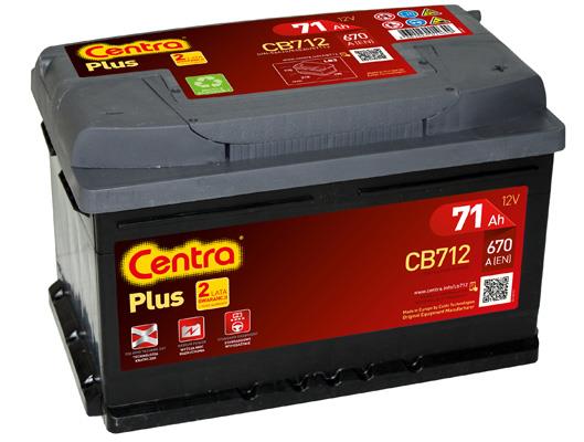 Centra CB712 Akumulator Centra Plus 12V 71AH 670A(EN) R+ CB712: Dobra cena w Polsce na 2407.PL - Kup Teraz!
