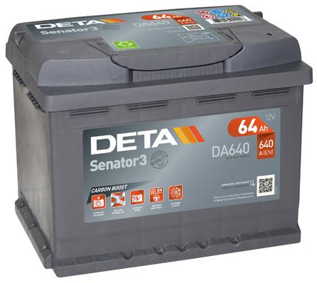 Akumulator Deta Senator 3 12V 64AH 640A(EN) R+