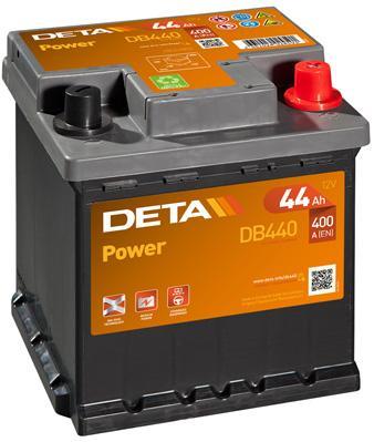 Deta DB440 Аккумулятор Deta Power 12В 44Ач 400А(EN) R+ DB440: Купить в Польше - Отличная цена на 2407.PL!