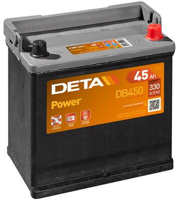 Deta DB450 Battery Deta Power 12V 45AH 330A(EN) R+ DB450: Buy near me at 2407.PL in Poland at an Affordable price!