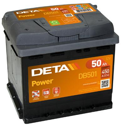 Deta DB501 Akumulator Deta Power 12V 50AH 450A(EN) L+ DB501: Atrakcyjna cena w Polsce na 2407.PL - Zamów teraz!