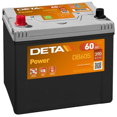 Deta DB605 Akumulator Deta Power 12V 60AH 390A(EN) L+ DB605: Atrakcyjna cena w Polsce na 2407.PL - Zamów teraz!