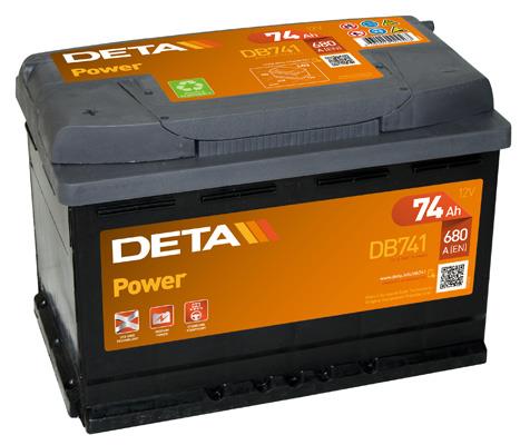 Deta DB741 Battery Deta Power 12V 74AH 680A(EN) L+ DB741: Buy near me at 2407.PL in Poland at an Affordable price!