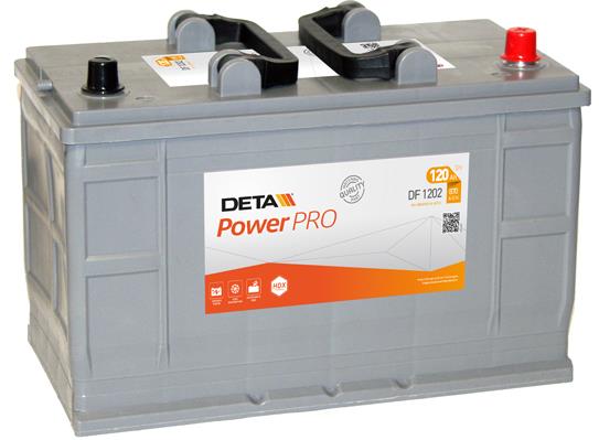 Deta DF1202 Battery Deta Heavy Professional Power 12V 120AH 870A(EN) R+ DF1202: Buy near me at 2407.PL in Poland at an Affordable price!