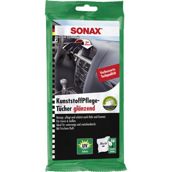 Sonax 415 100 Cleaning cloths for plastic 20x18 cm, 10 pcs. 415100: Buy near me in Poland at 2407.PL - Good price!
