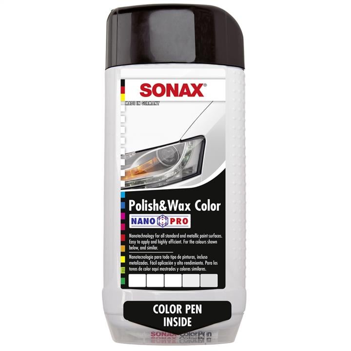 Sonax 296 000 Pasta samochodowa (teflonowa) z woskiem NanoPro + ołówek, biała, 500 ml 296000: Atrakcyjna cena w Polsce na 2407.PL - Zamów teraz!
